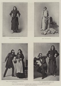 Trilby auf der englischen Bühne, Mr. Beerbohm Tree als Svengali und Miss Dorothea Baird als Trilby von English Photographer