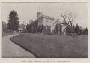 Tulloch Castle, Ross-Shire, der Sitz von Herrn Duncan Davidson