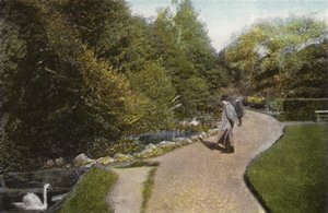 Blick in den Ventnor Park von English Photographer