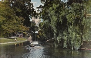 Blick in die Backs, von der Trinity Bridge