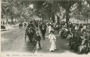 Blick auf den Hyde Park von English Photographer