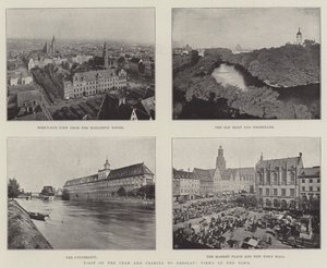 Besuch des Zaren und der Zarin in Breslau, Ansichten der Stadt von English Photographer