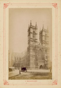 Westtürme der Westminster Abbey von English Photographer