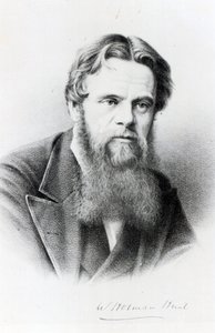 William Holman Hunt, Gravur nach einem Foto, ca. 1865 von English Photographer