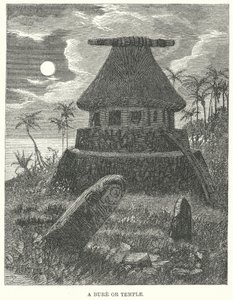 Ein Bure oder Tempel (Gravur) von English School