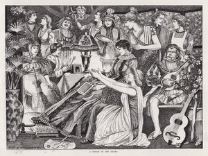Ein Traum des Dramas (Gravur) von English School