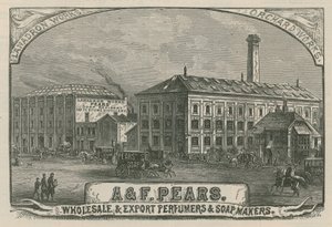 A & F Pears, Großhändler und Exporteur von Parfums und Seifen von English School