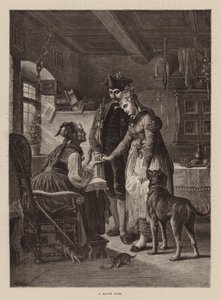 Ein glückliches Paar von English School