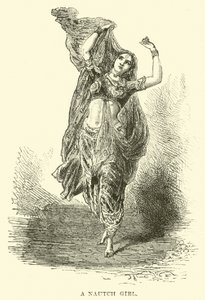 Eine Nautch-Tänzerin von English School