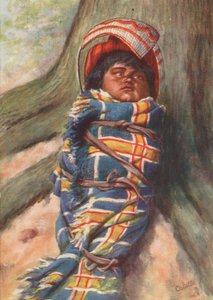 Ein Piute-Indianerkind von English School