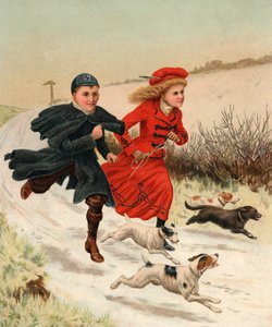 Ein Lauf mit den Hunden von English School