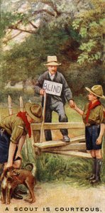 Ein Pfadfinder ist höflich, 1929 von English School