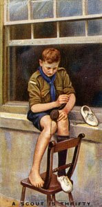 Ein Pfadfinder ist sparsam, 1929 von English School