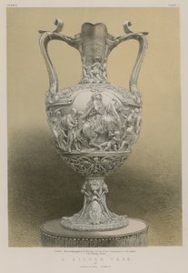 Eine Silbervase von Rudolphi, Paris