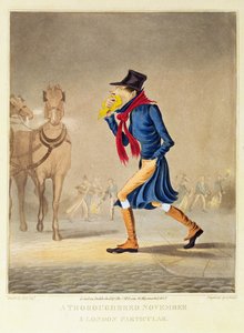 Ein Vollblut November und London Particular, veröffentlicht von T. McLean, 1827 von English School