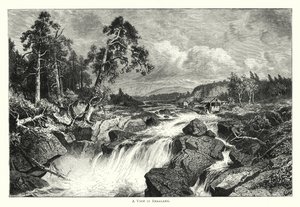 Eine Ansicht in Småland von English School