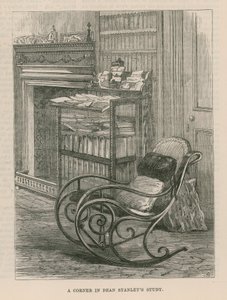 Eine Ecke im Arbeitszimmer von Dean Stanley von English School