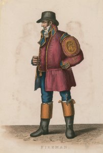 Ein Feuerwehrmann von English School