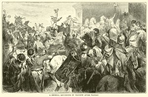 Ein General kehrt nach dem Sieg triumphierend zurück von English School
