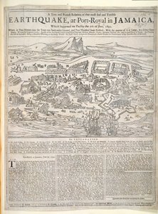 Eine wahre und vollständige Darstellung des traurigsten und schrecklichsten Erdbebens in Port-Royal auf Jamaika