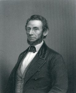 Abraham Lincoln, graviert von H. C. Balding, 19. Jahrhundert