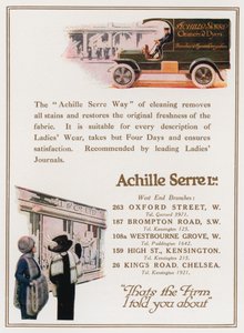 Achille Serre, Reiniger und Färber