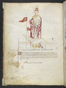 Joachimi Abbatis de Curatio, et Anselmi, Episcopi Marsicani, Vaticinia xxx de Pontificibus Romanis; scil., a Nicolao III. ad Innocentium VIII (ca. 1500) von English School
