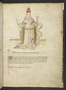 Joachimi Abbatis de Curatio, et Anselmi, Episcopi Marsicani, Vaticinia xxx de Pontificibus Romanis; scil., a Nicolao III. ad Innocentium VIII (ca. 1500) von English School