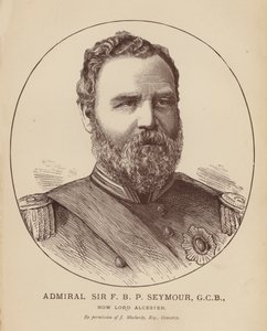 Admiral Sir F B P Seymour, GCB, jetzt Lord Alcester von English School