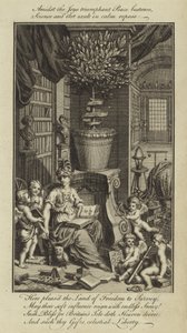Inmitten der Freuden, die der triumphierende Frieden bringt, jubeln Wissenschaft und Kunst in ruhiger Gelassenheit