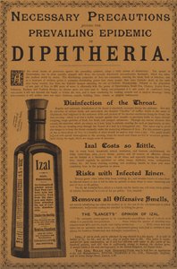 Werbung für Izal Antiseptikum
