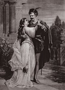 Werbung für Romeo und Julia im Opernhaus von English School