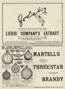 Werbeseite aus The Graphic Christmas Number 1897