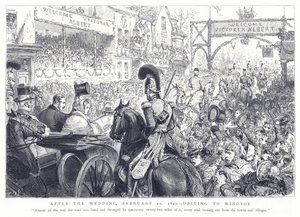 Nach der Hochzeit, 10. Februar 1840, Fahrt nach Windsor