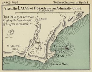 Aias, das Laias von Polo, aus einer Admiralitätskarte von English School