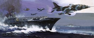 Flugzeugträger und Jets