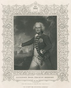 Alexander Hood, 1. Viscount Bridport, Illustration aus 