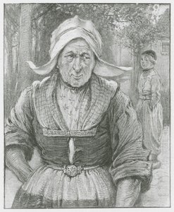 Eine alte niederländische Frau von English School