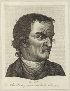 Ein wütender und böser Mann von English School