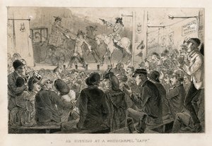 Ein Abend in einem Whitechapel Gaff. Dick Turpin von English School