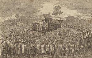 Eine genaue Ansicht der Hinrichtung von Lord Ferrers