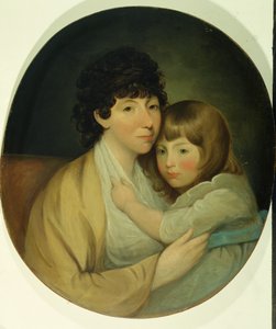 Anna Maria White (Mrs Charles Trench) und Kind