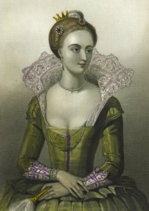 Anne von Dänemark, Königin von Jakob I. von Großbritannien, 1856 von English School