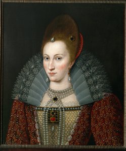 Anne von Dänemark, Königin von England, Gemahlin von Jakob I. von England von English School