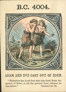 Anno Mundi: 4004 v. Chr., Adam und Eva aus dem Paradies vertrieben