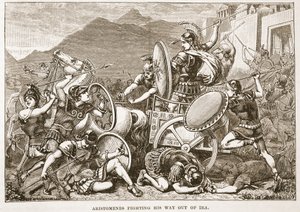 Aristomenes kämpft sich aus Ira heraus