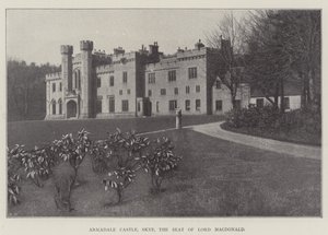 Armadale Castle, Skye, der Sitz von Lord Macdonald
