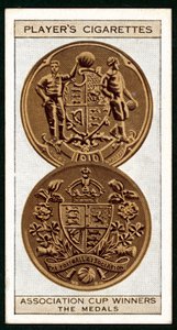 Association Cup Gewinner, Die Medaillen (Lithografie)