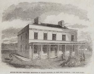 Asyl für die vorübergehende Aufnahme von geisteskranken Soldaten, in Fort Pitt, Chatham von English School