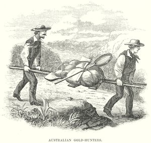 Australische Goldsucher von English School
